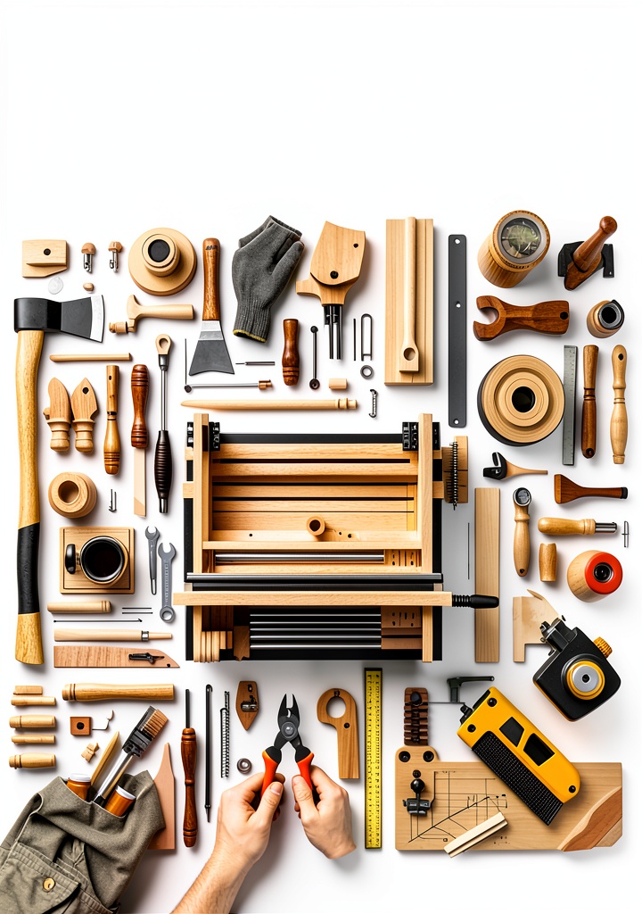 Installing Workshop Wisdom Woodworking Guide Complete Beginner's Path eBook on a wooden desk