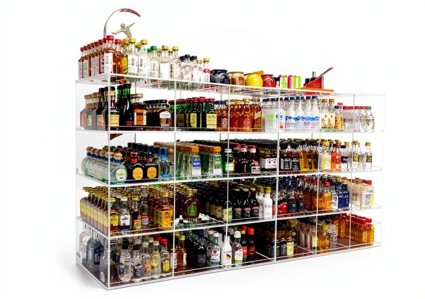 RCS Plastics Mini12 12‑Compartment Heavy‑Duty Acrylic Display Case-4