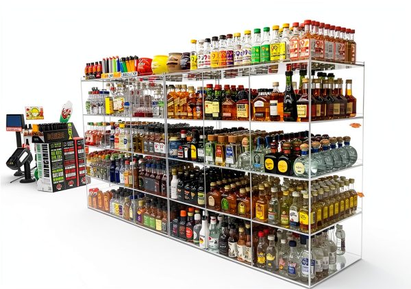 RCS Plastics Mini12 12‑Compartment Heavy‑Duty Acrylic Display Case-5