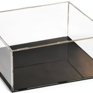 uxcell Acrylic Display Box Cube Table Mount Clear 11.8x5.9x11.8in with-0
