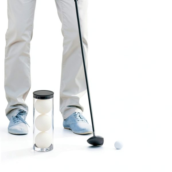 TWZKXC Transparent Golf Ball Case Portable Clear Tubes Set 3 Pack-5
