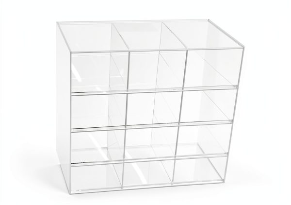 RCS Plastics Mini12 12‑Compartment Heavy‑Duty Acrylic Display Case-8
