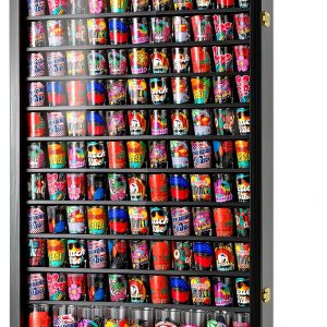 Shot Glass Display Case GYaozii Wall Mounted Acrylic Cabinet-0