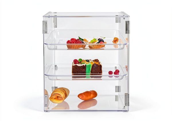 YBSVO 3 Tray Commercial Countertop Bakery Display Case BDC-3-5