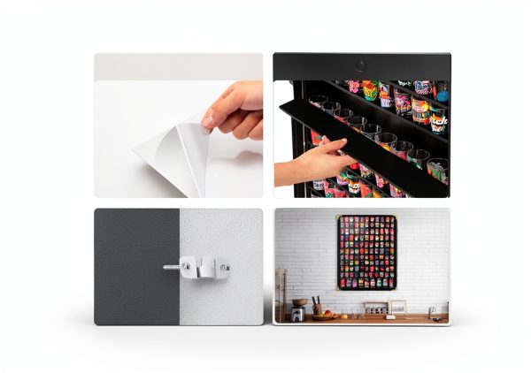Shot Glass Display Case GYaozii Wall Mounted Acrylic Cabinet-5