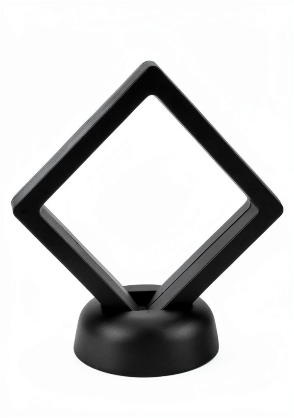 3D Floating Coin Display Case Enenes 5 Pack Frame with Black Stands-3