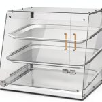 YBSVO 3 Tray Commercial Countertop Bakery Display Case BDC-3-0